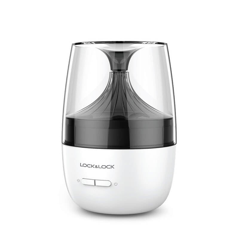 M&aacute;y khuếch t&aacute;n tinh dầu LocknLock, 5V, 5W, Bằng Nhựa PP V&agrave; ABS - 2 m&agrave;u (Trắng đục, Trắng trong) - ENH221 image number null